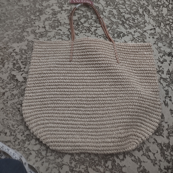 Natural tote bag Nwt - Picture 2 of 13
